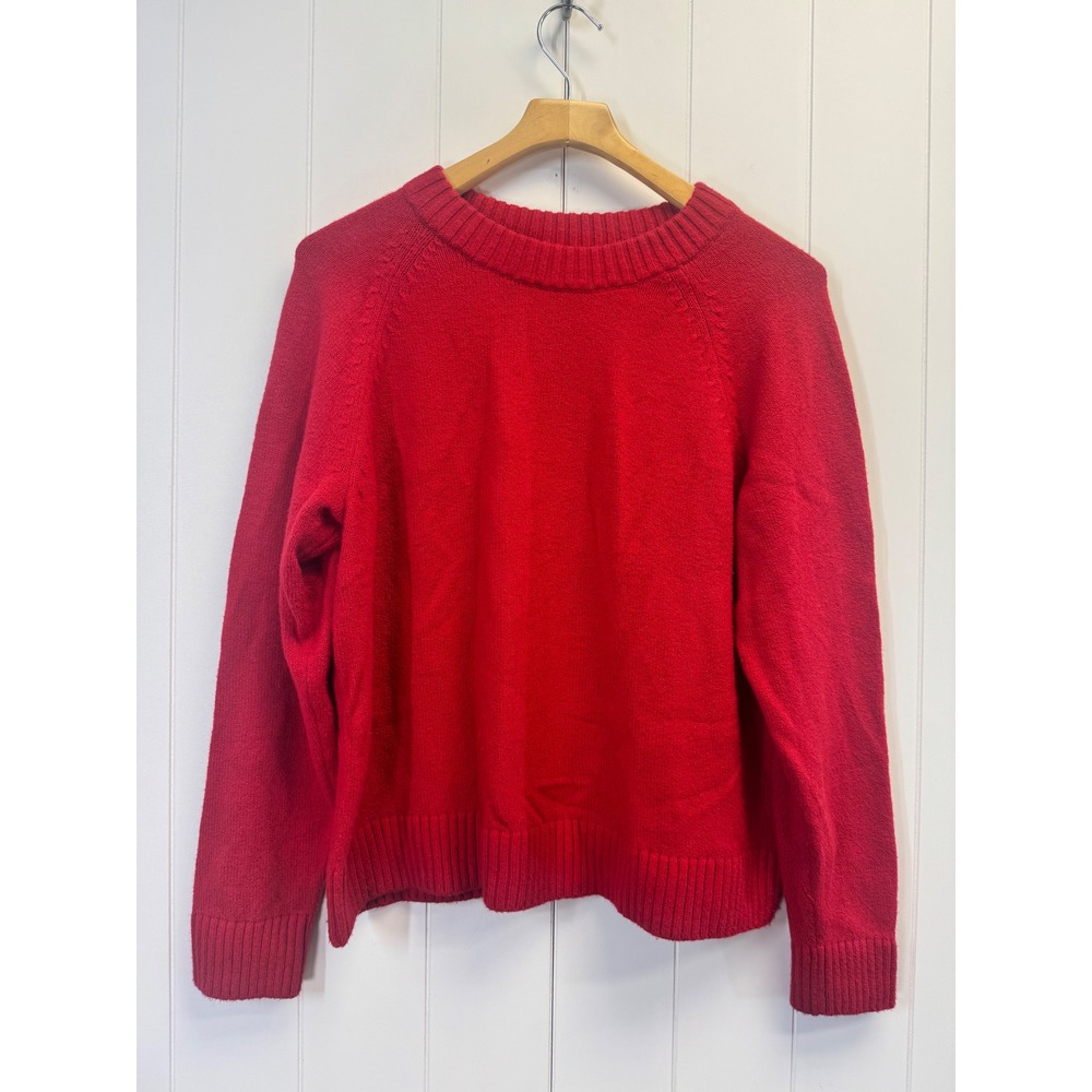 Gap Preppy Crewneck Sweater Womens Large Bold Classic Quiet Luxury Heritage